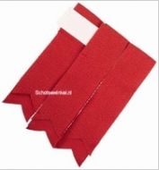 Basic Plain Colour Wool Red Flashes