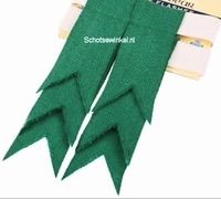 Basic Plain Colour Wool Green Ancient Flashes