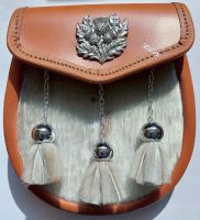 Sporran 3 Thistles, 3 tassels